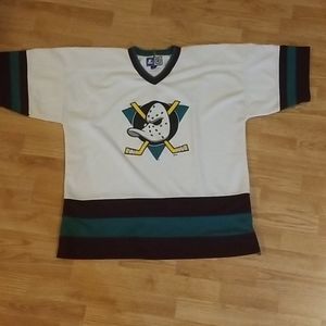 Mighty Ducks NHL Hockey jersey.